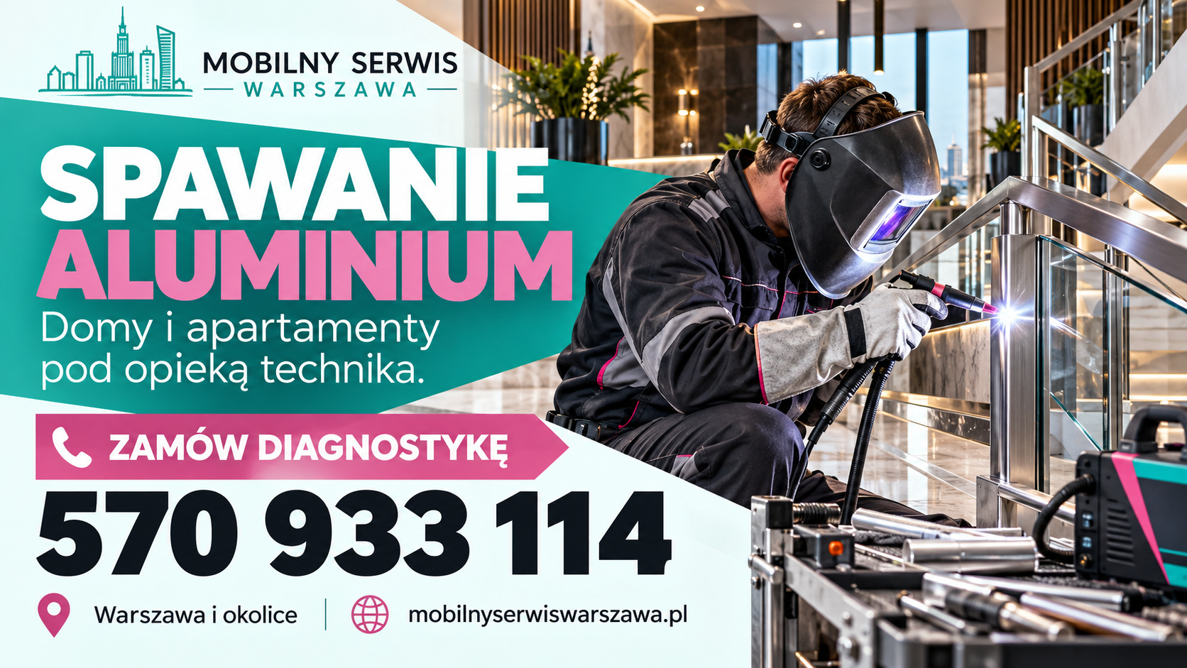Spawanie aluminium i metali kolorowych — ilustracja